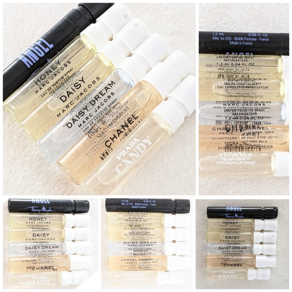 Luxury Parfume Set Of 6 CHANEL, Prada, Marc Jacobs